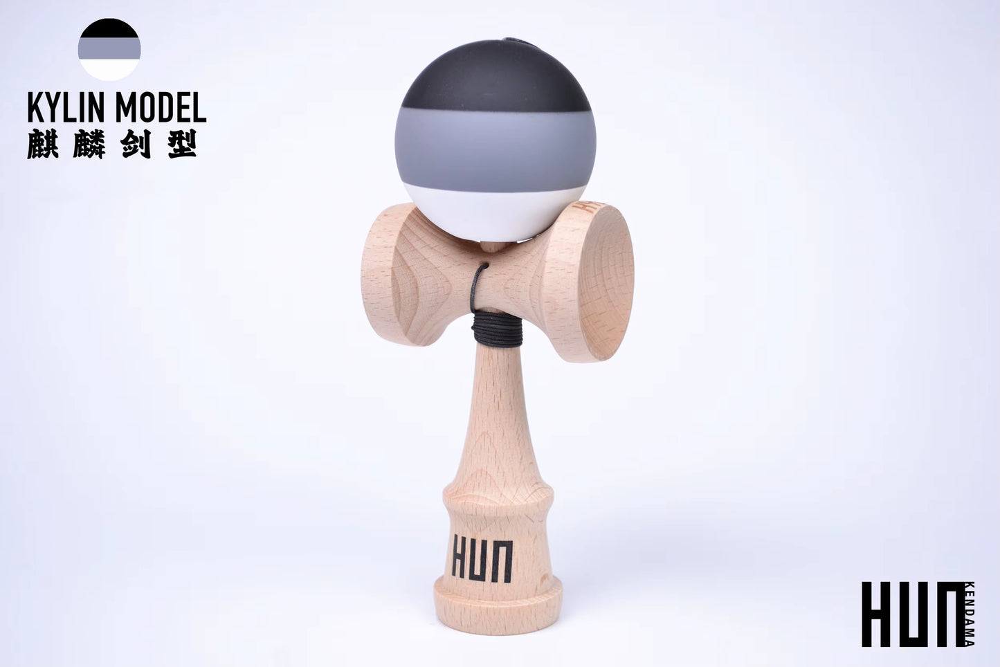 Kendama Originală Hunkendama – Pentru Începători și Profesioniști, Model Kylin, Material Fagus Sylvatica