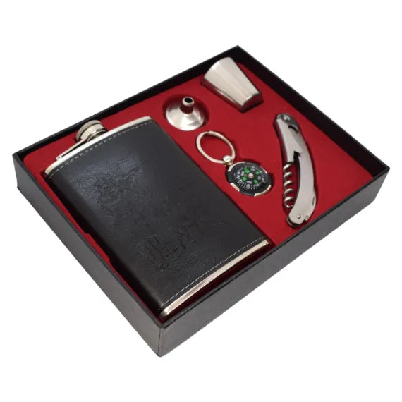 Set Cadou Hunter cu plosca si accesorii