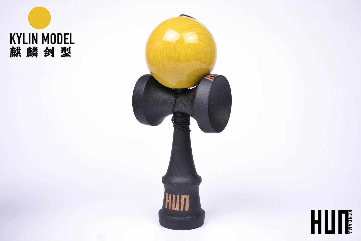 Kendama Originală Hunkendama – Pentru Începători și Profesioniști, Model Kylin, Material Fagus Sylvatica
