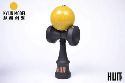 Kendama Originală Hunkendama – Pentru Începători și Profesioniști, Model Kylin, Material Fagus Sylvatica