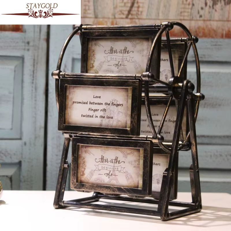 Ramă retro tip moară de vânt