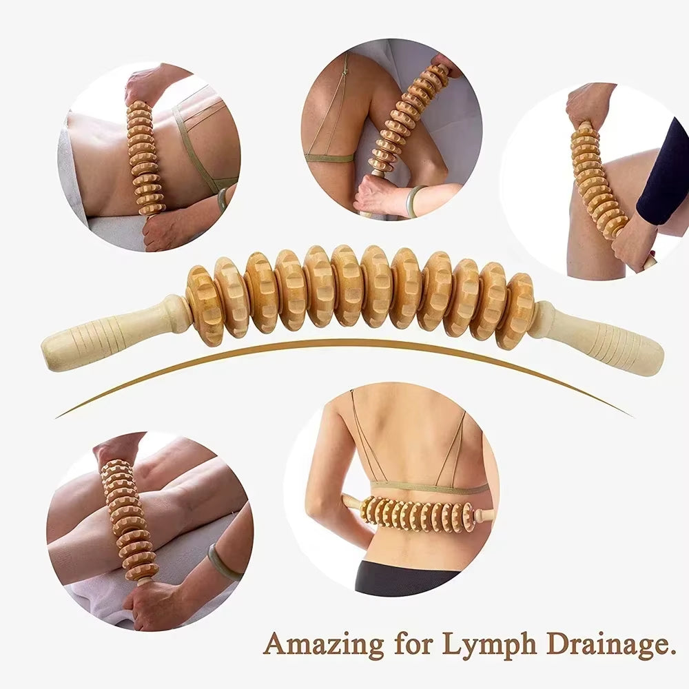 Instrumente de lemn pentru  masaj