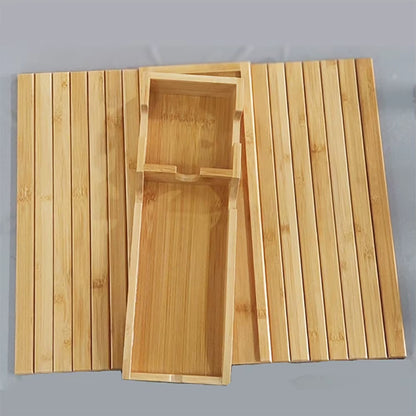 Tavă Pliabilă din Lemn pentru Brațul Canapelei – 3 în 1, Anti-Alunecare, Suport Detasabil pentru Pahare și Telecomandă