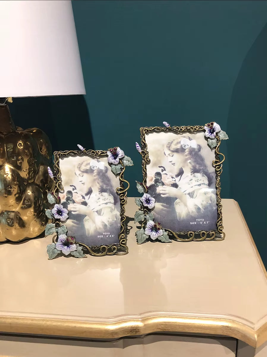 Ramă foto metalică retro 