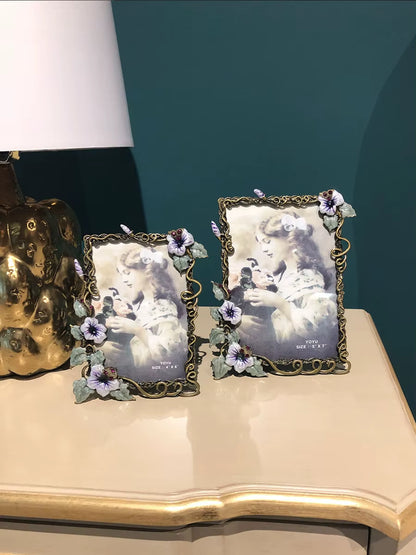 Ramă foto metalică retro 