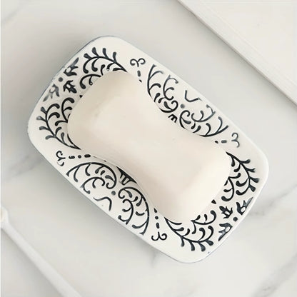 Set de 4 piese pentru baie în stil boem din ceramică 