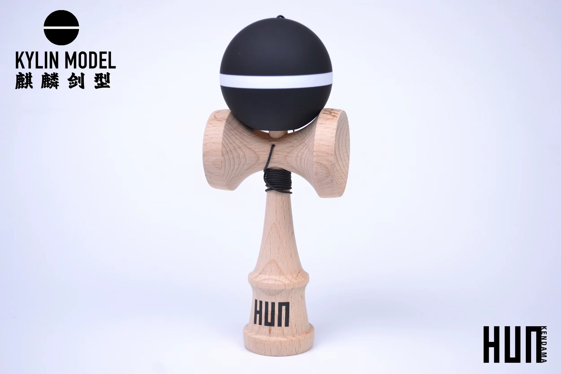 Kendama Originală Hunkendama – Pentru Începători și Profesioniști, Model Kylin, Material Fagus Sylvatica