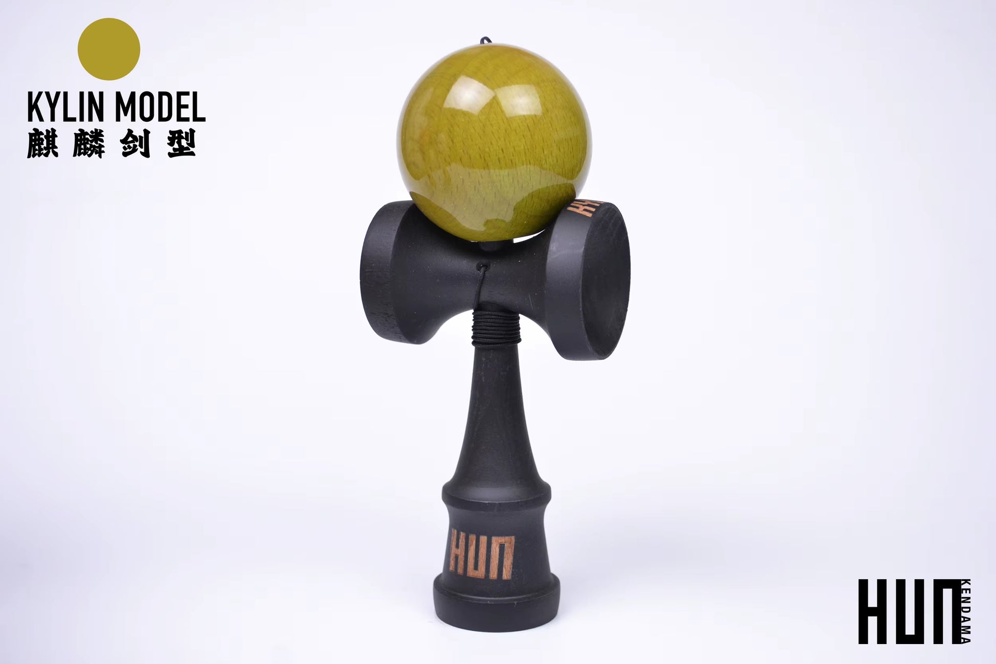 Kendama Originală Hunkendama – Pentru Începători și Profesioniști, Model Kylin, Material Fagus Sylvatica