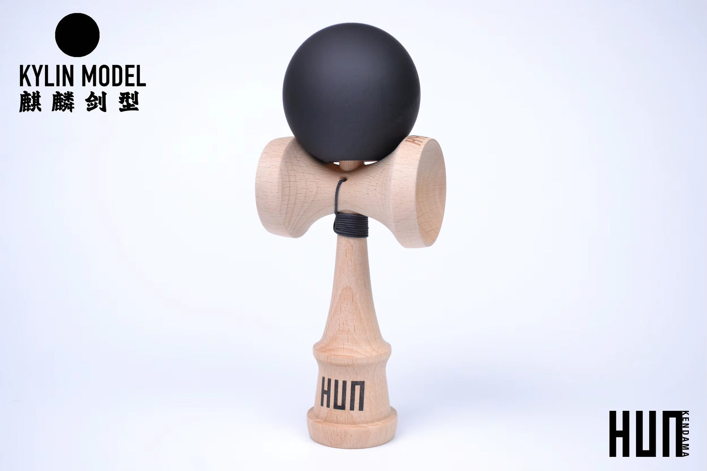 Kendama Originală Hunkendama – Pentru Începători și Profesioniști, Model Kylin, Material Fagus Sylvatica