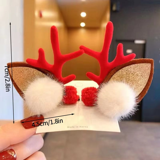 Bentiță de Crăciun cu Urechi de Ren