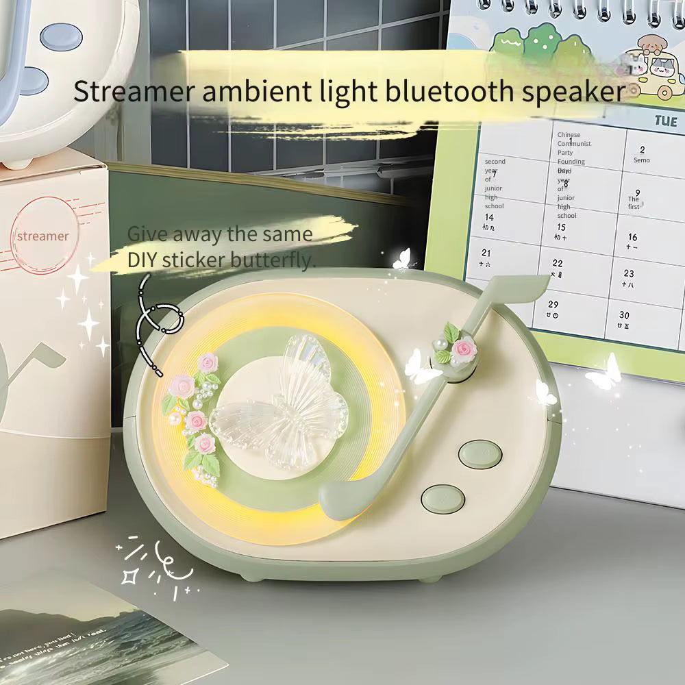 Boxă Wireless Bluetooth cu Lumină Ambientală 