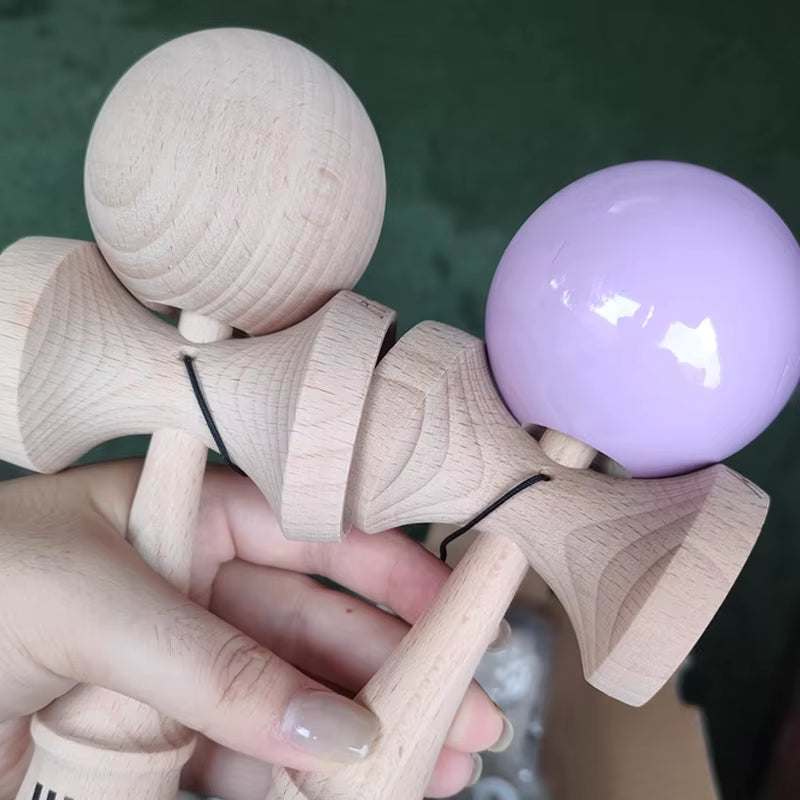 Kendama Originală Hunkendama – Pentru Începători și Profesioniști, Model Kylin, Material Fagus Sylvatica