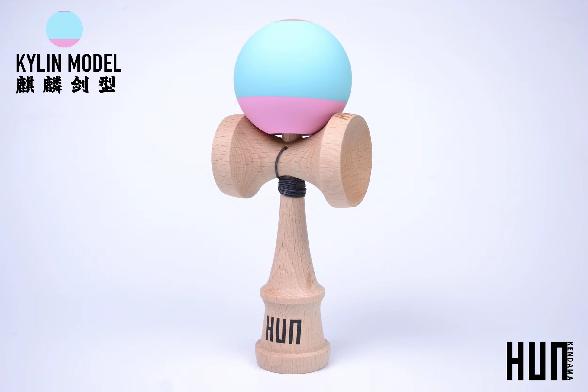 Kendama Originală Hunkendama – Pentru Începători și Profesioniști, Model Kylin, Material Fagus Sylvatica