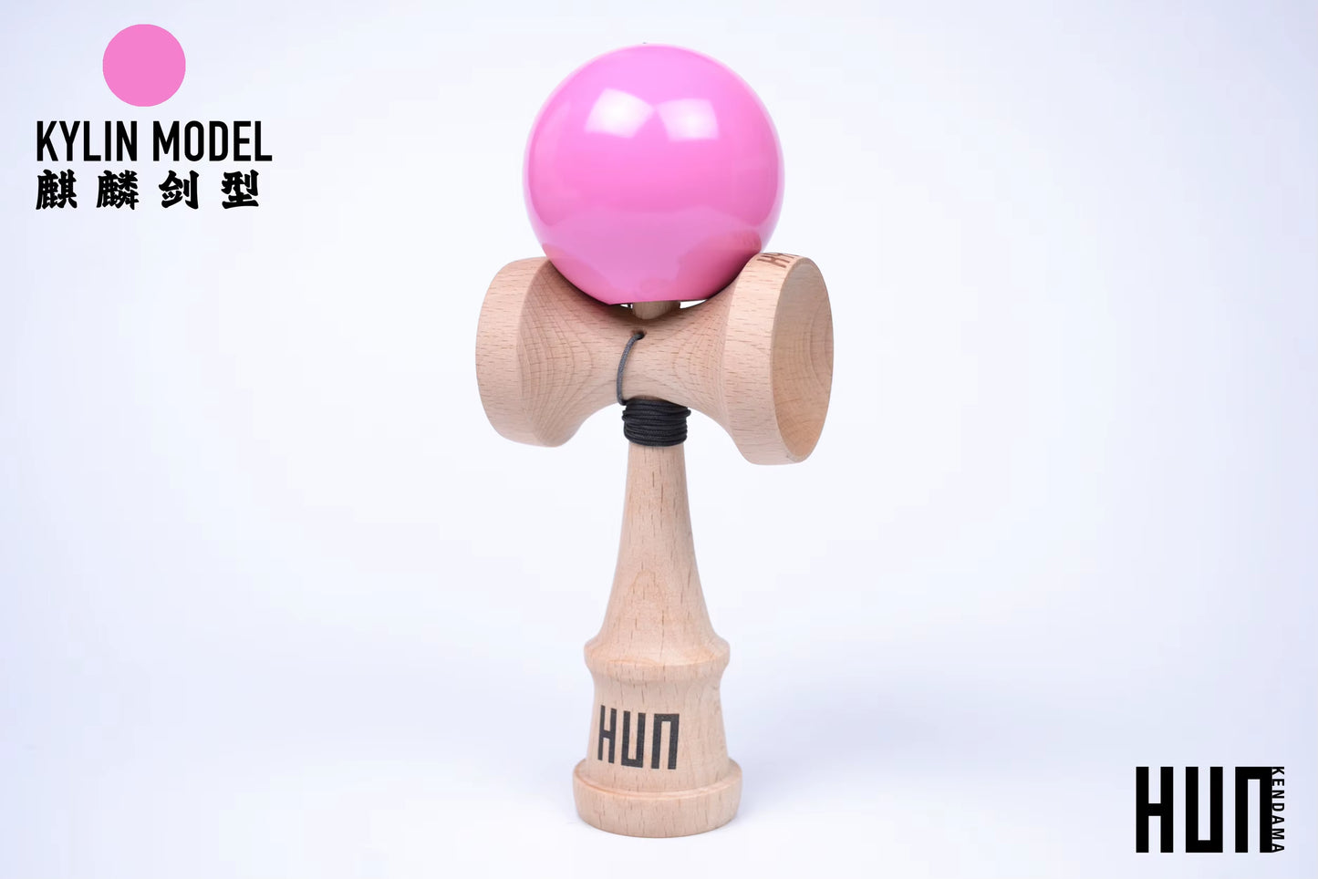 Kendama Originală Hunkendama – Pentru Începători și Profesioniști, Model Kylin, Material Fagus Sylvatica