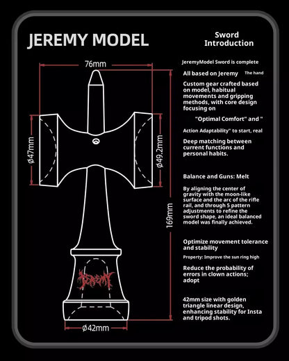 Original Hun Kendama Jeremy Model Professional Swordball Game Outdoor Fitness Ball Train Eye-Hand Coordination for Children Gift