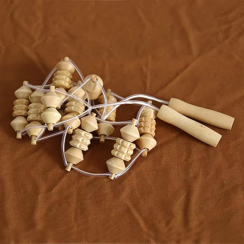 Instrumente din lemn pentru masaj – drenaj limfatic, maderoterapie, masaj anticelulitic, masaj profund al țesuturilor, role și roți din lemn