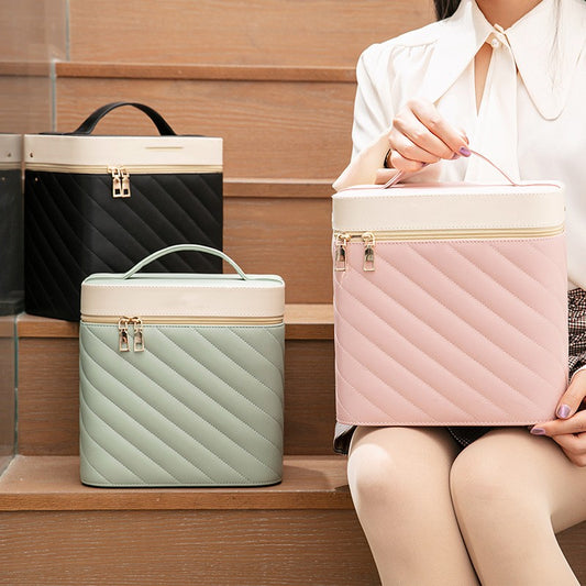 Cutie portabilă pentru cosmetice și bijuterii– Cutie pentru depozitare, cutie pentru manichiură și frumusețe