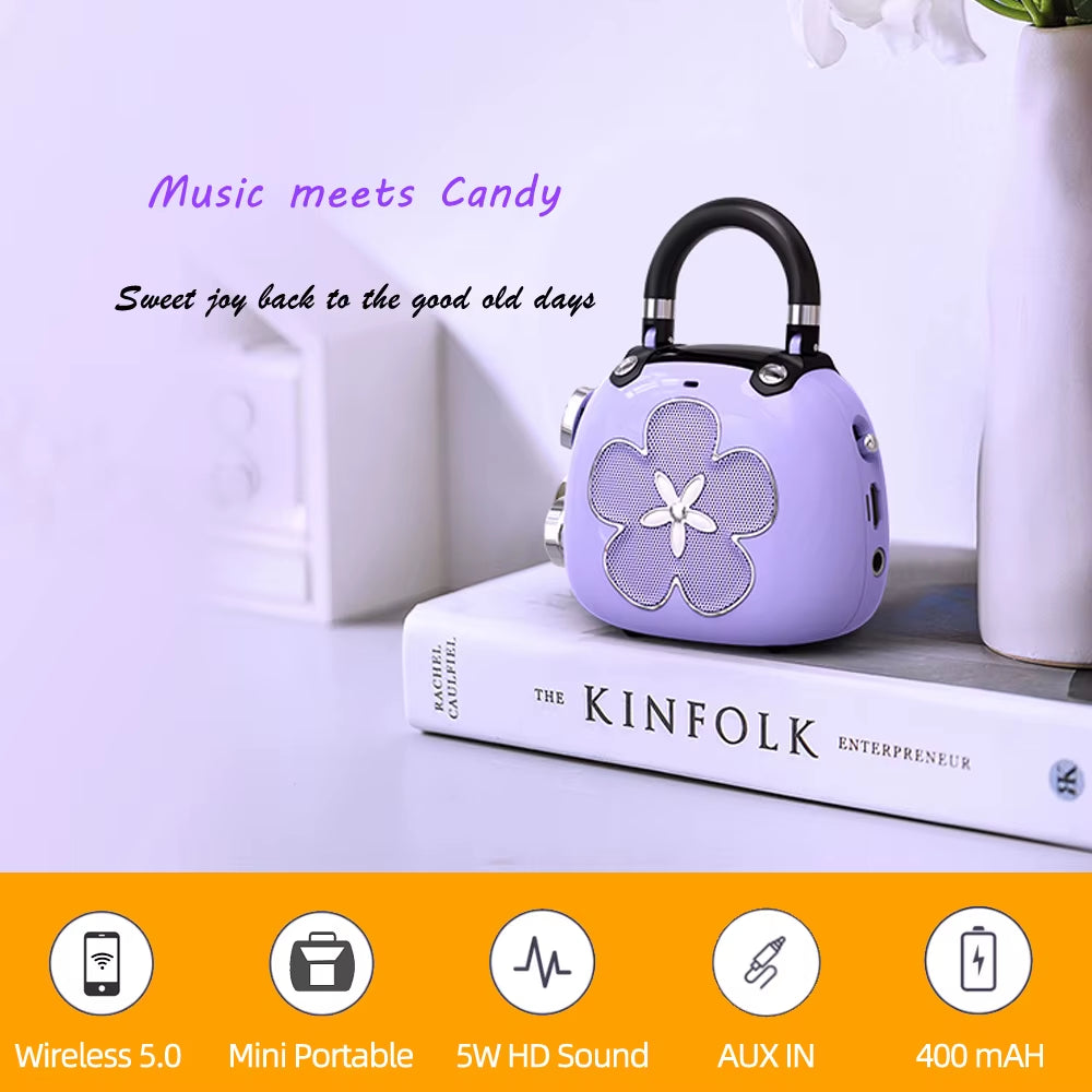 Boxă Bluetooth 5.0 Mini – Design „Candy”, Putere 5W