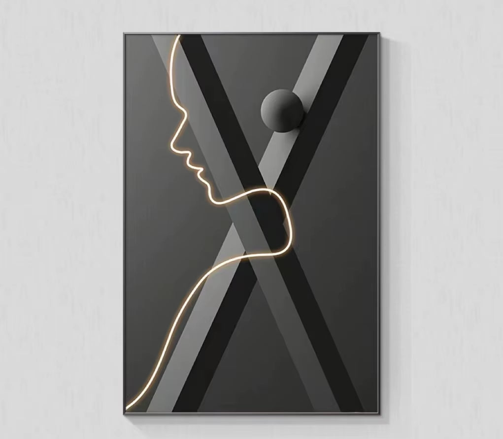 Tablou Decorativ Modern cu LED