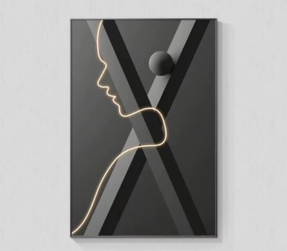 Tablou Decorativ Modern cu LED