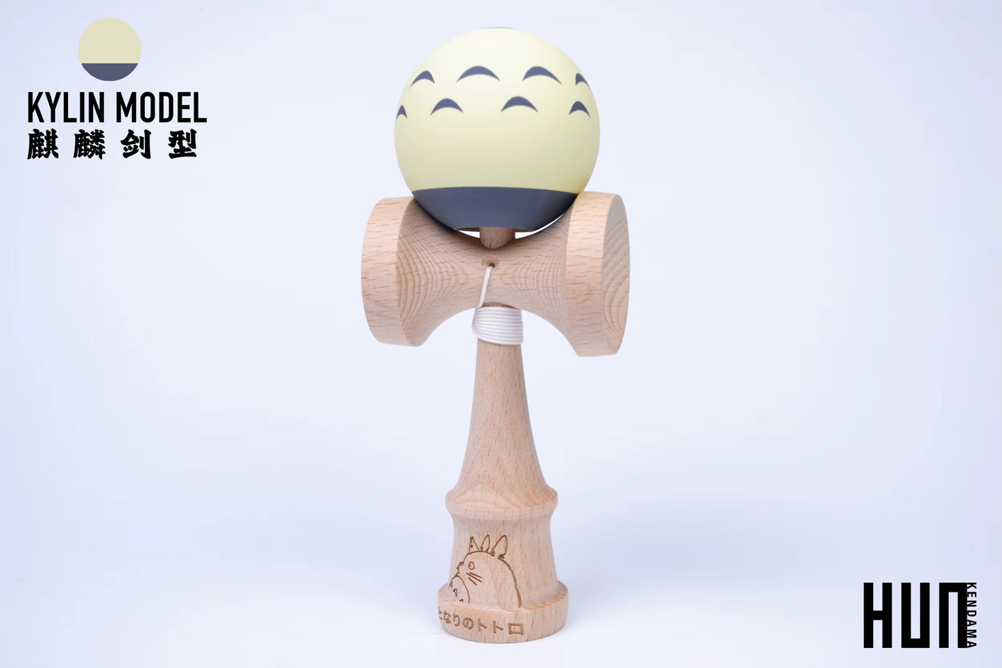 Kendama Originală Hunkendama – Pentru Începători și Profesioniști, Model Kylin, Material Fagus Sylvatica