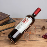 Suport retro din metal pentru sticle de vin