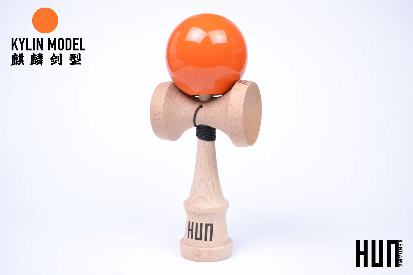 Kendama Originală Hunkendama – Pentru Începători și Profesioniști, Model Kylin, Material Fagus Sylvatica
