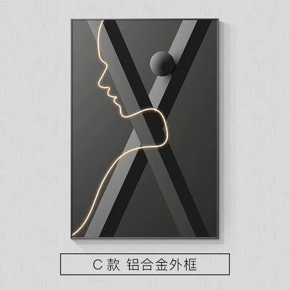 Tablou Decorativ Modern cu LED