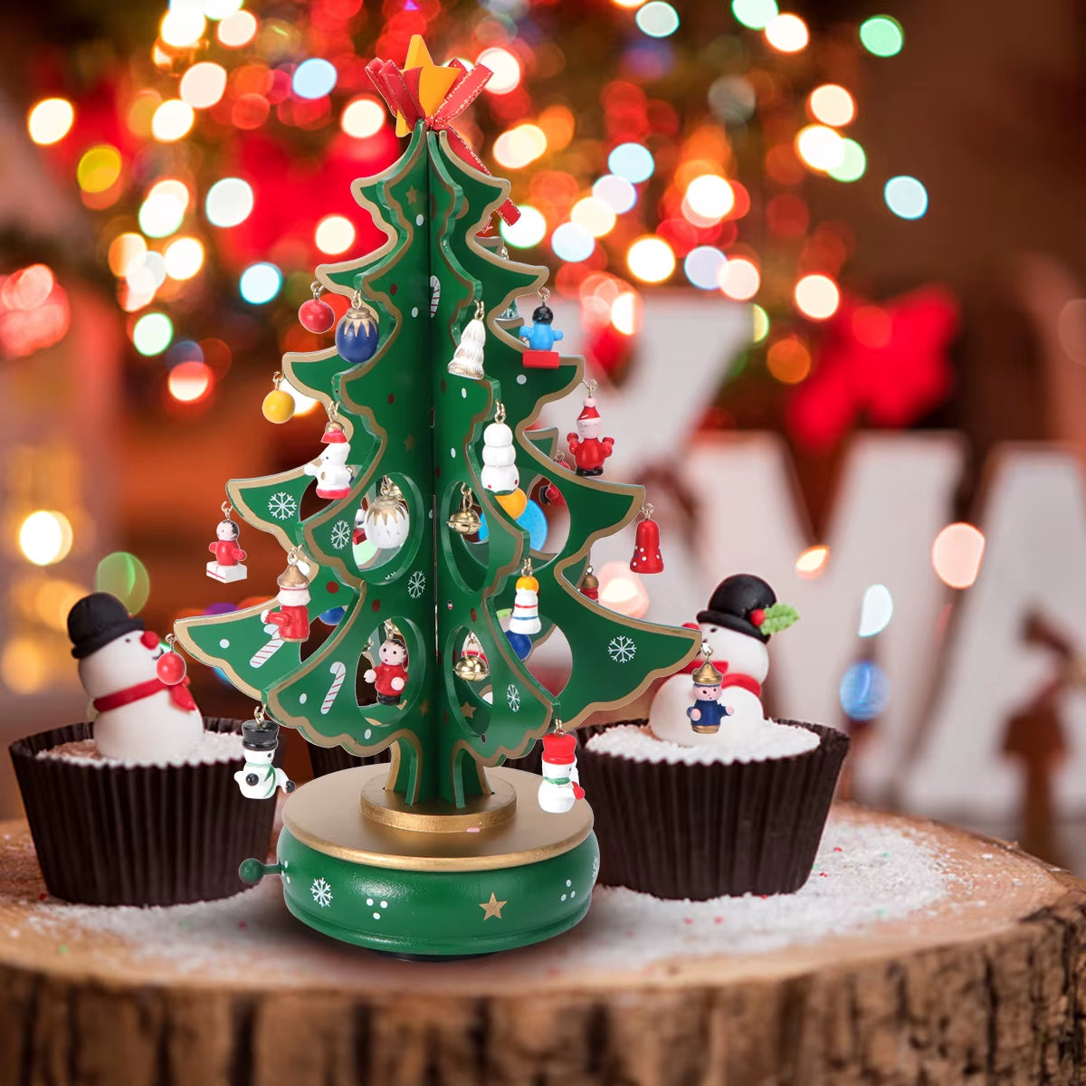 Cutie Muzicală Brad de Crăciun 