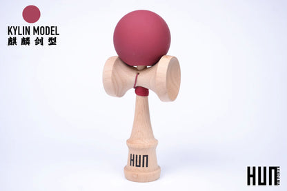 Kendama Originală Hunkendama – Pentru Începători și Profesioniști, Model Kylin, Material Fagus Sylvatica