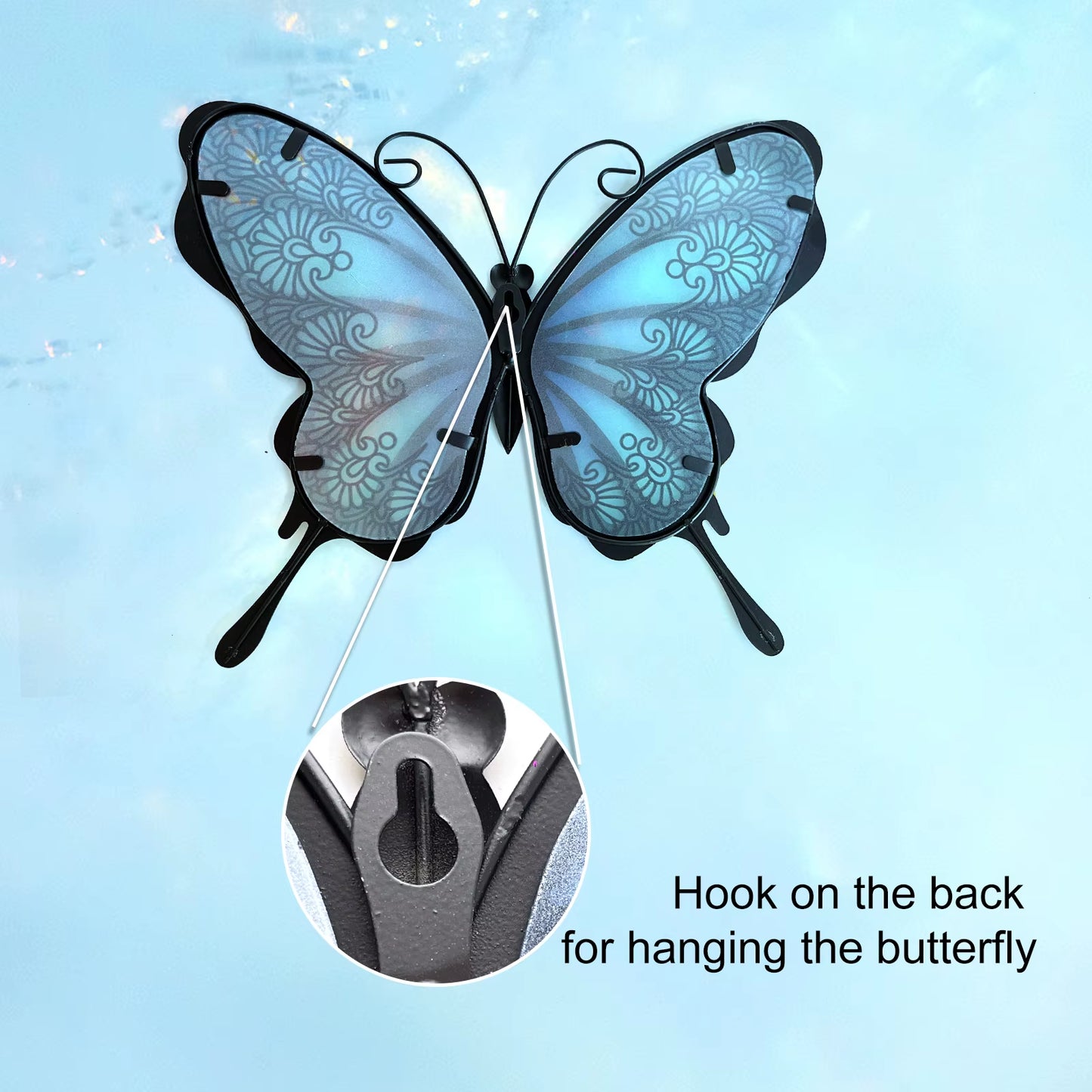 Tablou fluture din metal 