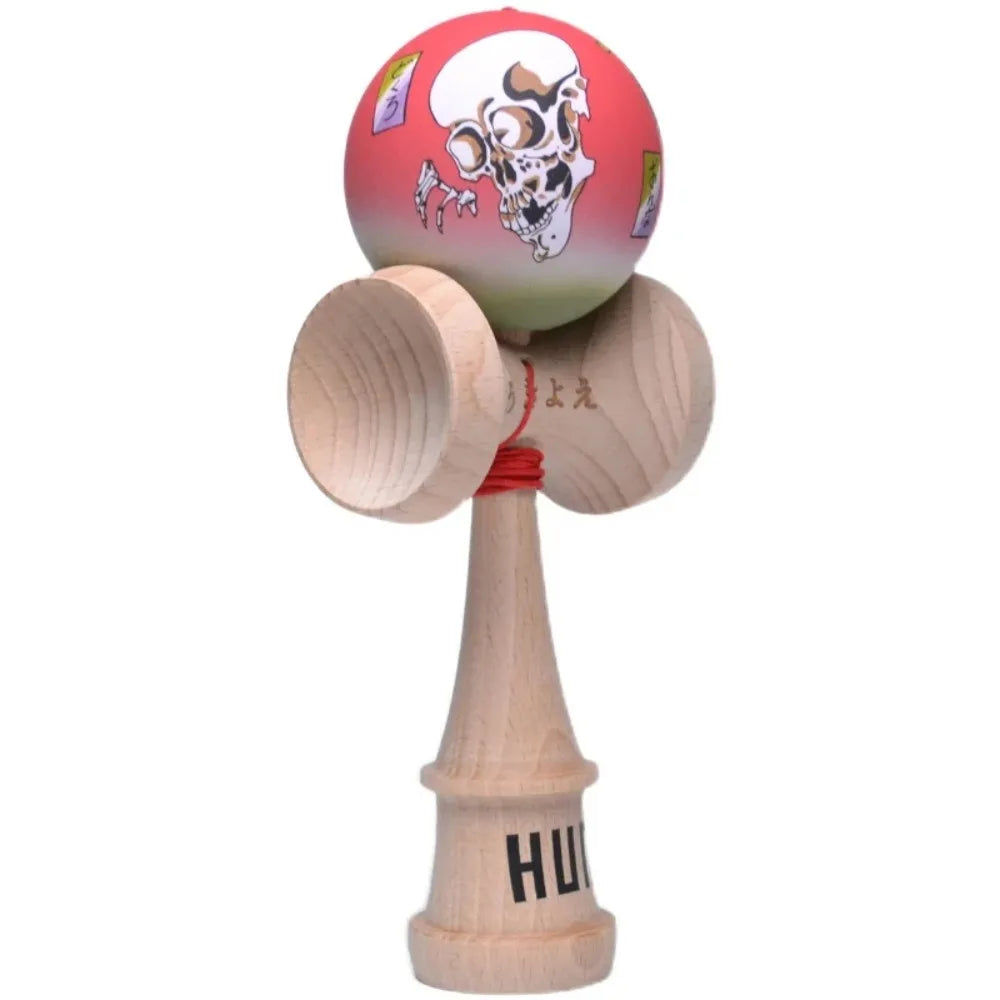Kendama HUN Gechuan – Model Guofang, Pro Beech, Seria Ukiyo-E, vopsea cauciucată