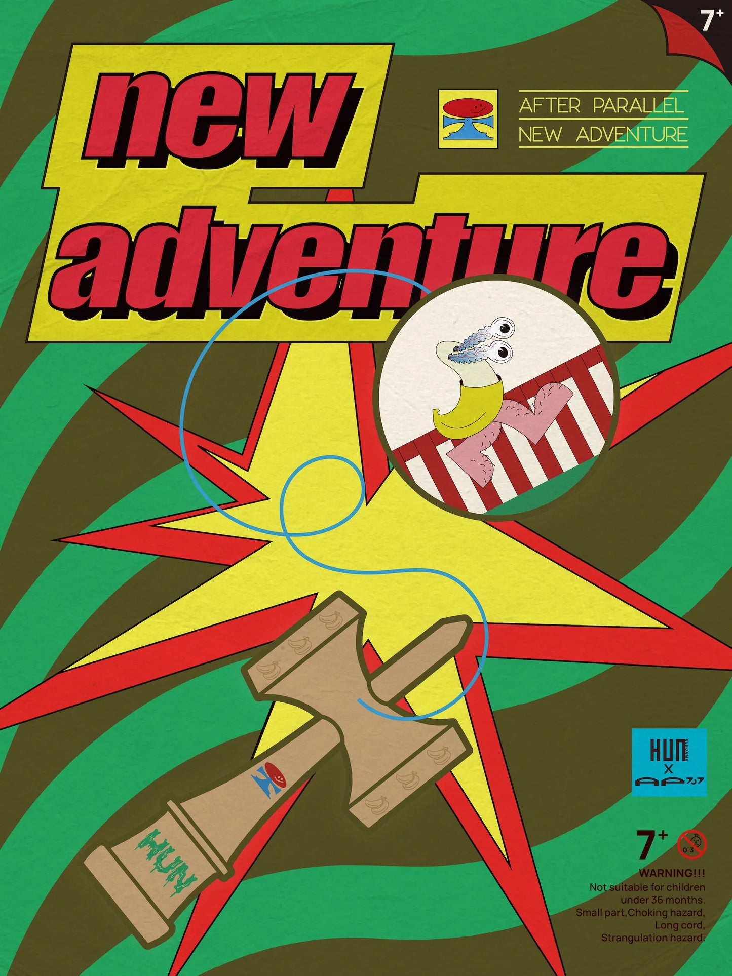 Kendama HUN X AP717 – Ediție Joint Parallel Store Sword Jade