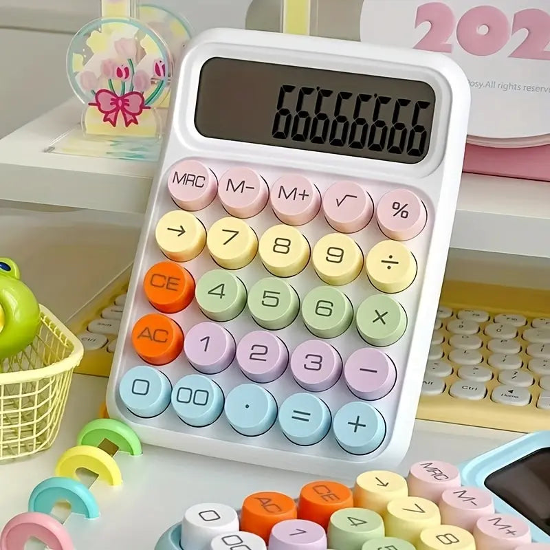 Calculator Tip Tastatură – 12 Cifre, Design Candy Color