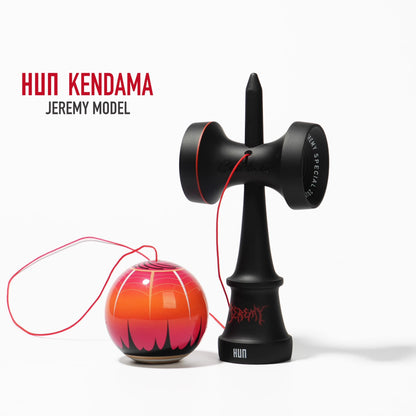 Original Hun Kendama Jeremy Model Professional Swordball Game Outdoor Fitness Ball Train Eye-Hand Coordination for Children Gift