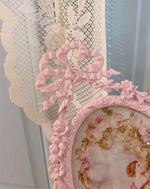 Rama foto cu fundita roz