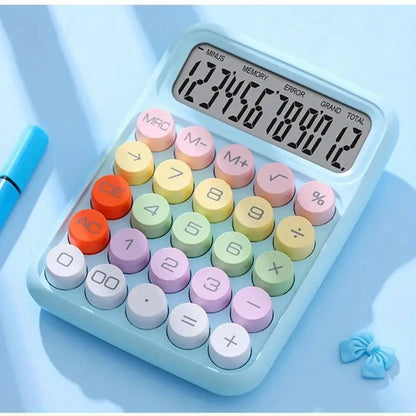 Calculator Tip Tastatură – 12 Cifre, Design Candy Color