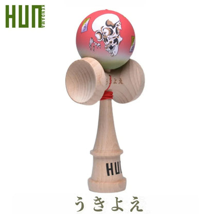 Kendama HUN Gechuan – Model Guofang, Pro Beech, Seria Ukiyo-E, vopsea cauciucată