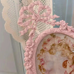 Rama foto cu fundita roz