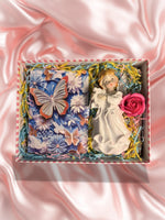 Set cadou ANGEL BLOSSOM – Agenda fluturi si figura decorativa
