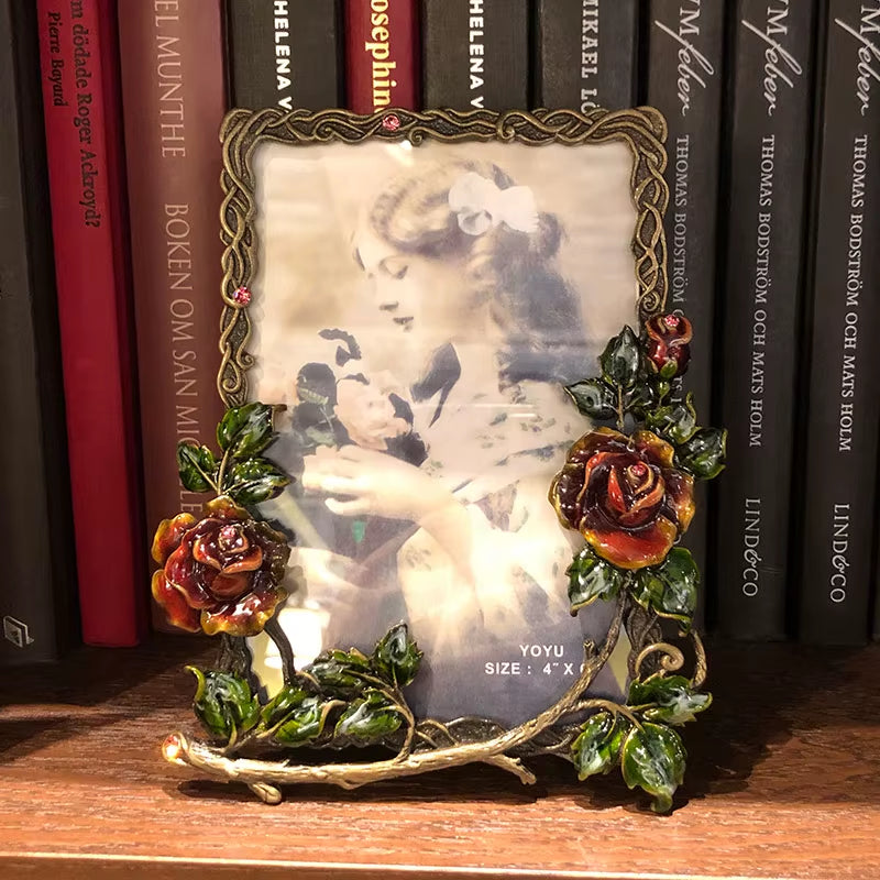 Ramă foto metalică retro 