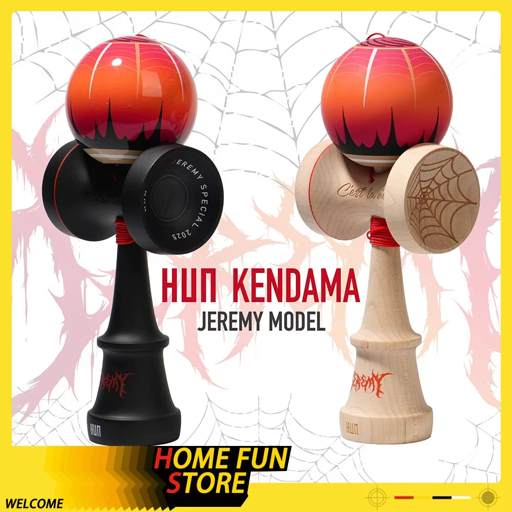 Original Hun Kendama Jeremy Model Professional Swordball Game Outdoor Fitness Ball Train Eye-Hand Coordination for Children Gift