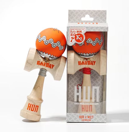 Original Hun Kendama Jeremy Model Professional Swordball Game Outdoor Fitness Ball Train Eye-Hand Coordination for Children Gift