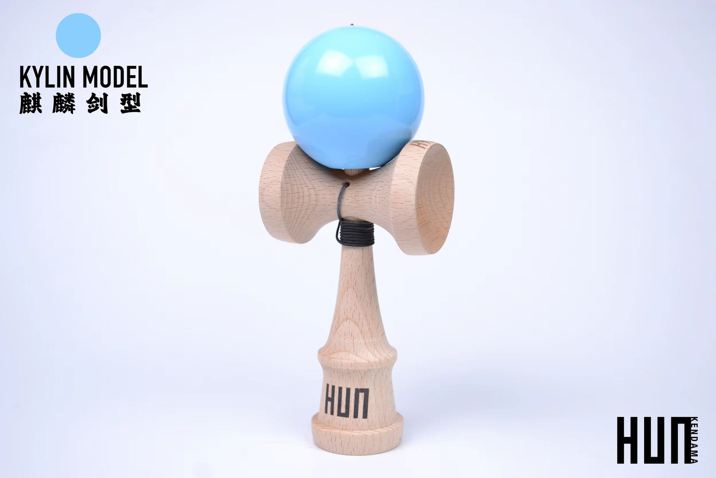 Kendama Originală Hunkendama – Pentru Începători și Profesioniști, Model Kylin, Material Fagus Sylvatica