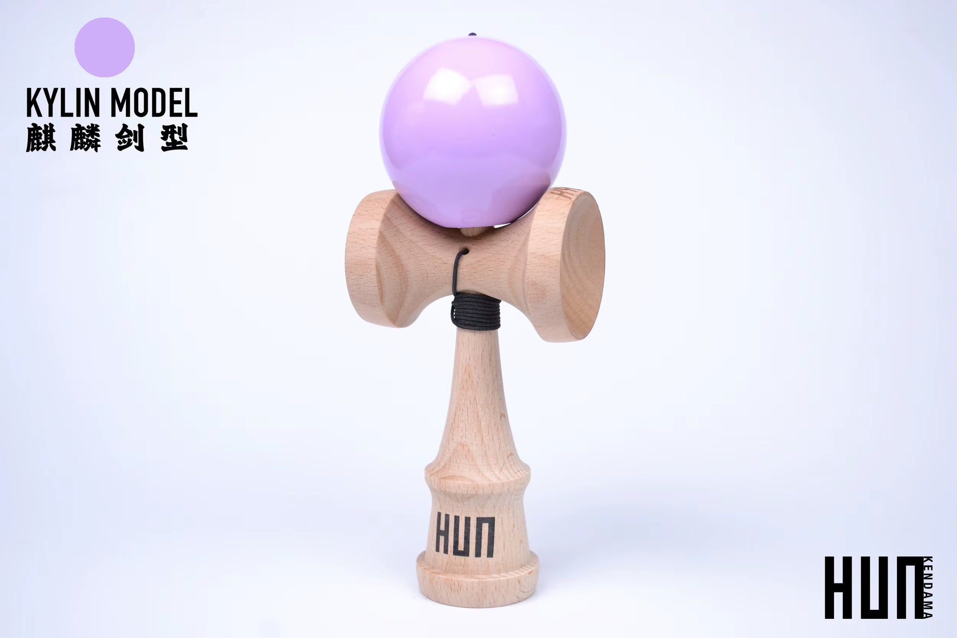 Kendama Originală Hunkendama – Pentru Începători și Profesioniști, Model Kylin, Material Fagus Sylvatica