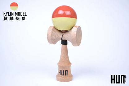 Kendama Originală Hunkendama – Pentru Începători și Profesioniști, Model Kylin, Material Fagus Sylvatica