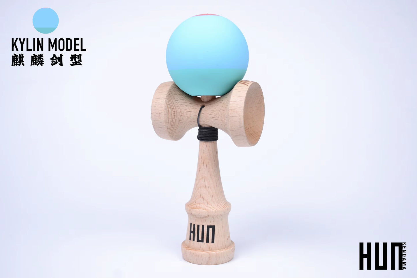 Kendama Originală Hunkendama – Pentru Începători și Profesioniști, Model Kylin, Material Fagus Sylvatica