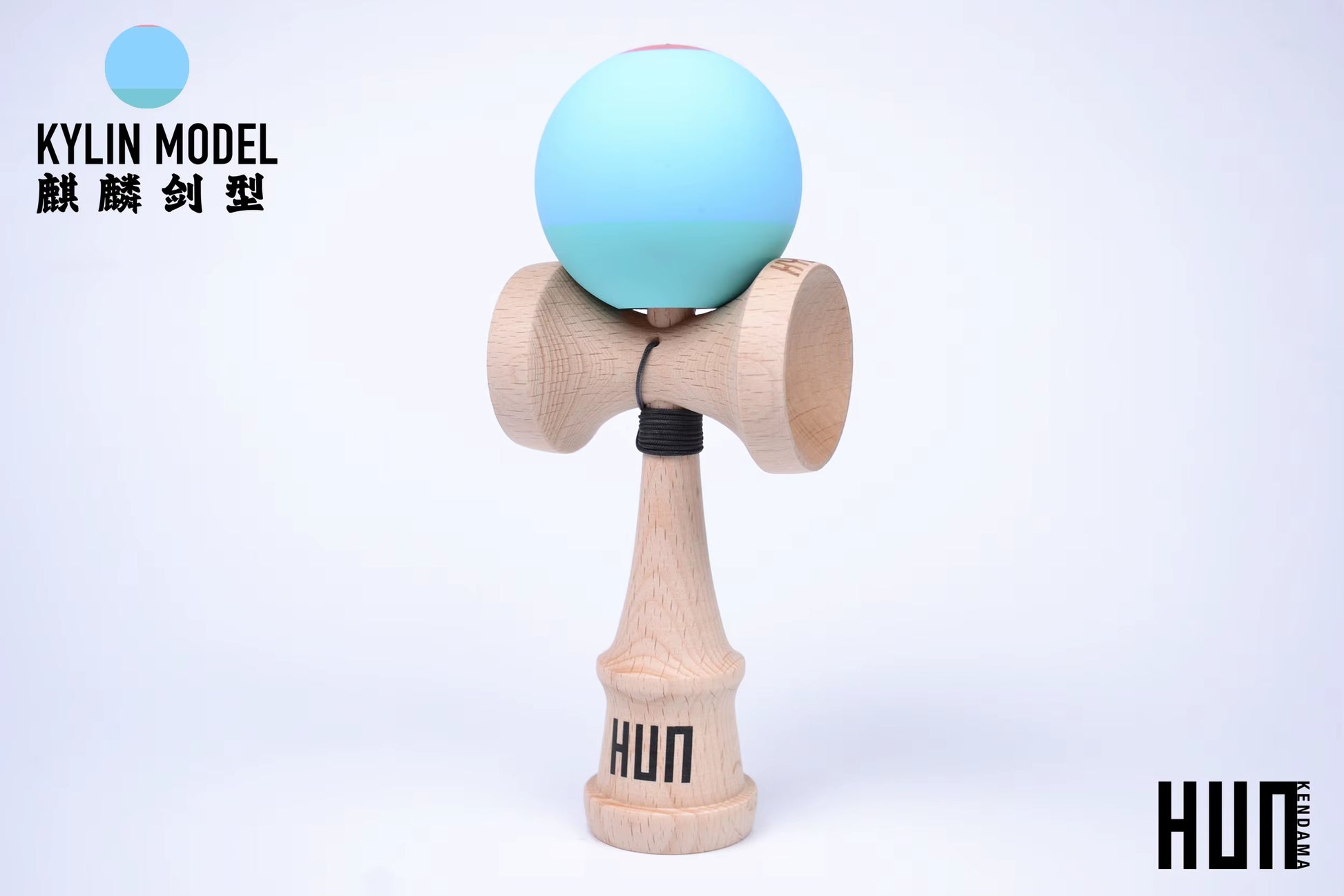 Kendama Originală Hunkendama – Pentru Începători și Profesioniști, Model Kylin, Material Fagus Sylvatica
