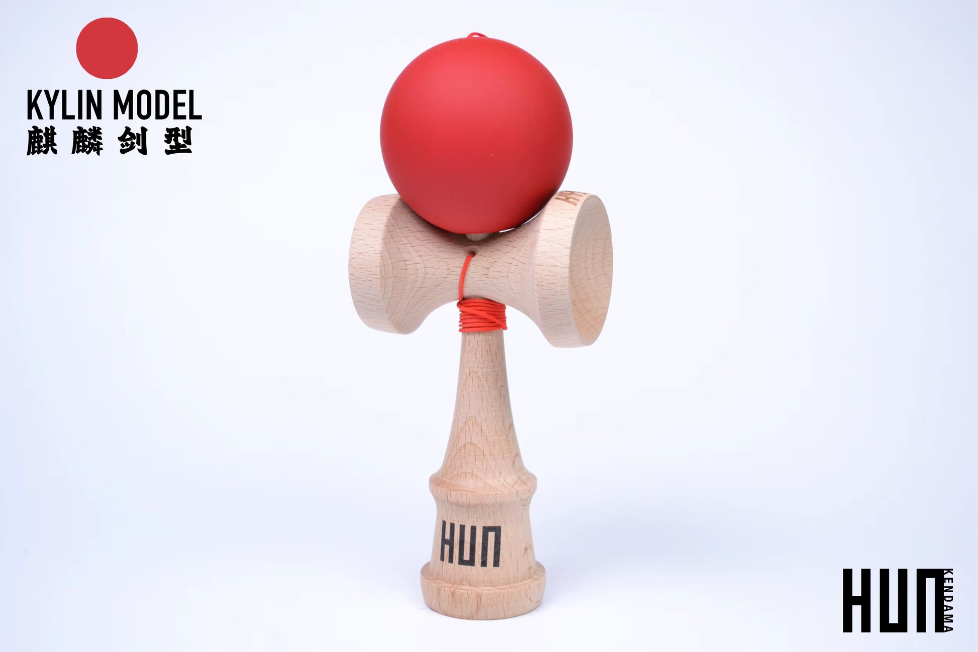 Kendama Originală Hunkendama – Pentru Începători și Profesioniști, Model Kylin, Material Fagus Sylvatica