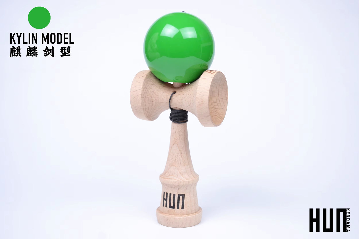 Kendama Originală Hunkendama – Pentru Începători și Profesioniști, Model Kylin, Material Fagus Sylvatica
